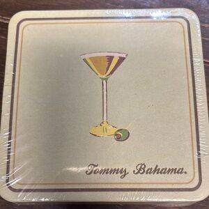 Tommy Bahama Coasters with Martini‎ Design